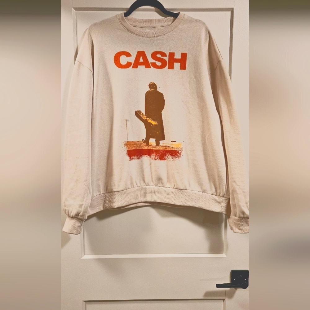 Brand New Johnny Cash retro sweatshirt in XL plus bonus